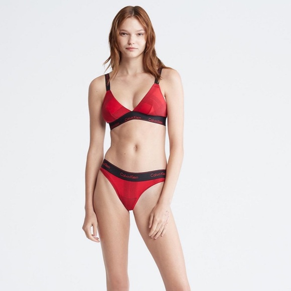 🆕 Calvin Klein Modern Cotton Crossback Unlined Bralette • Size Medium - Picture 4 of 10